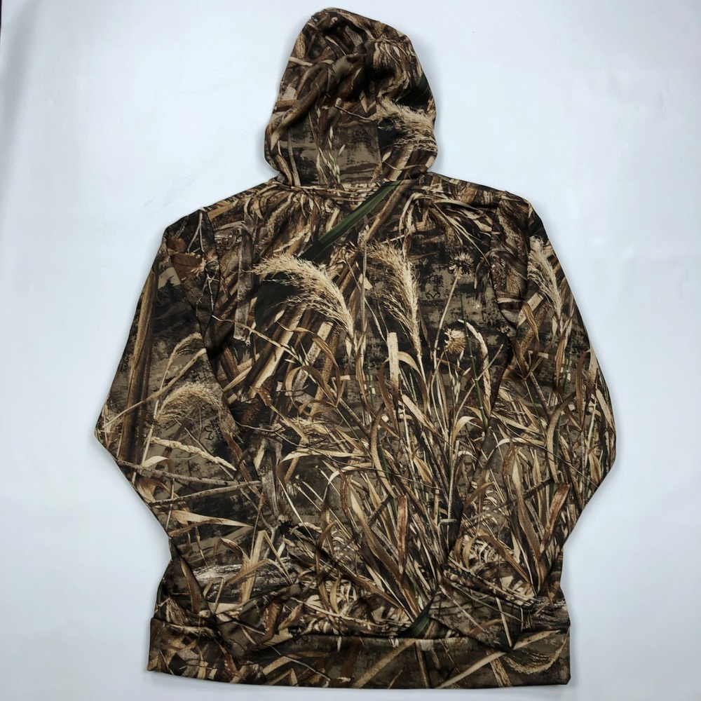 Under Armour Mens ColdGear Realtree Max-5 Camo Hoodie Large Loose Fit Pullover - Picture 9 of 10